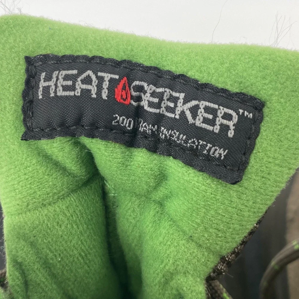 The North Face Boys‎ Size 5 Heat Seeker Waterproof Winter Boots Gray Green